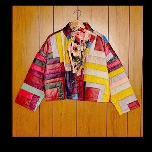 Kimchi Blue Puzzle Patchwork Jacket